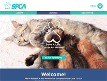 Tablet Screenshot of fburgspca.org